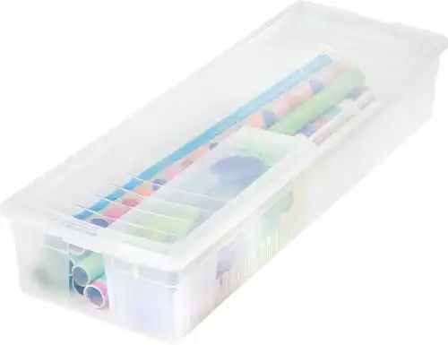 IRIS 2-Piece Wrapping Paper and Ribbon Storage Box Set