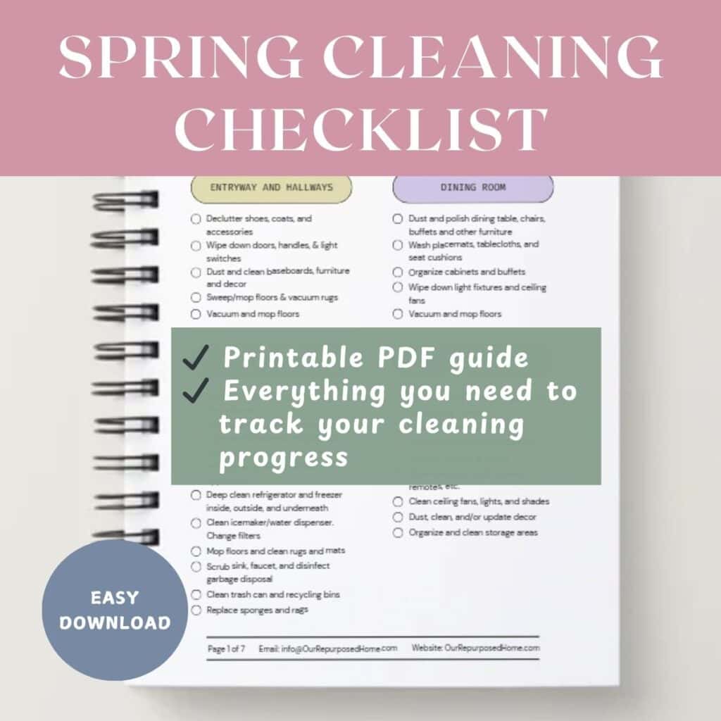 spring cleaning checklist